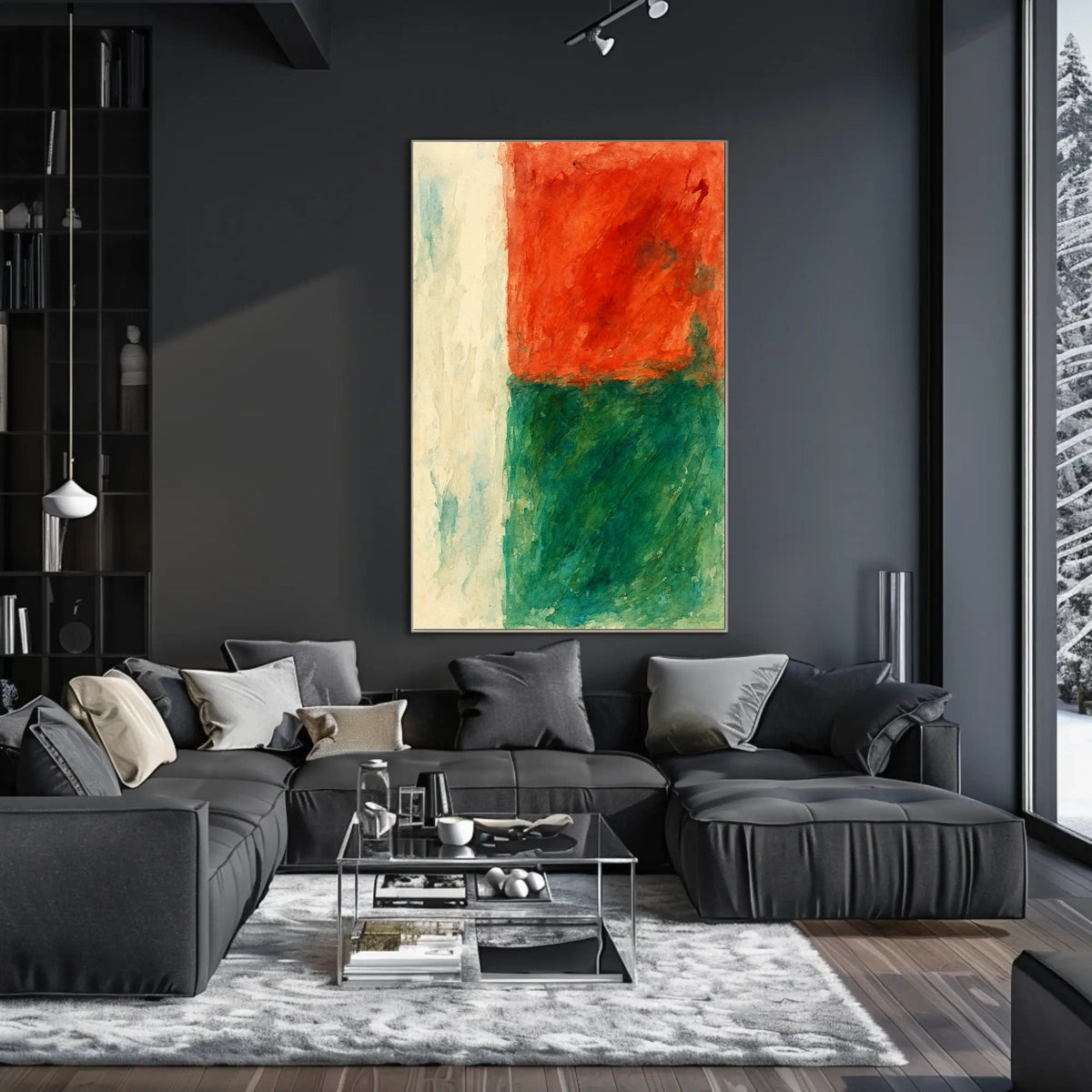 Abstract Color Composition Abstract Poster