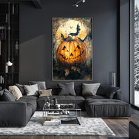 Halloween Jack-O'-Lantern Art Print Poster