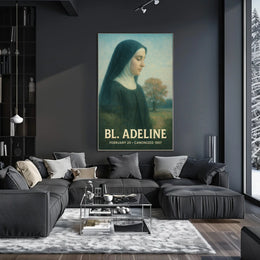 Bl. Adeline Canonized 1907 Poster