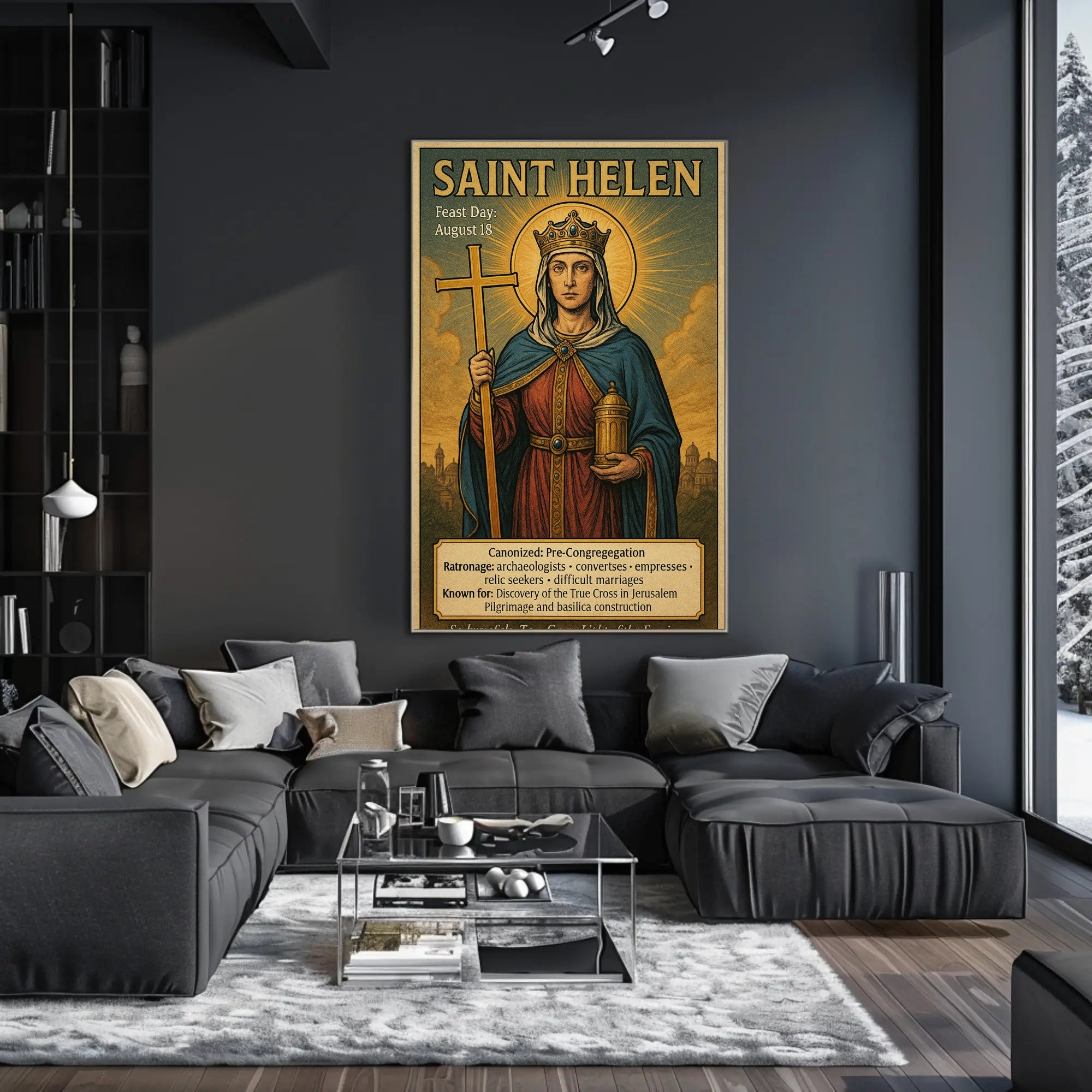 Saint Helen Poster PosterGoat