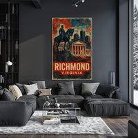 Richmond, Virginia Historical Tribute Poster