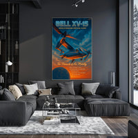 Bell XV-15 Revolutionizing Vertical Flight Poster PosterGoat