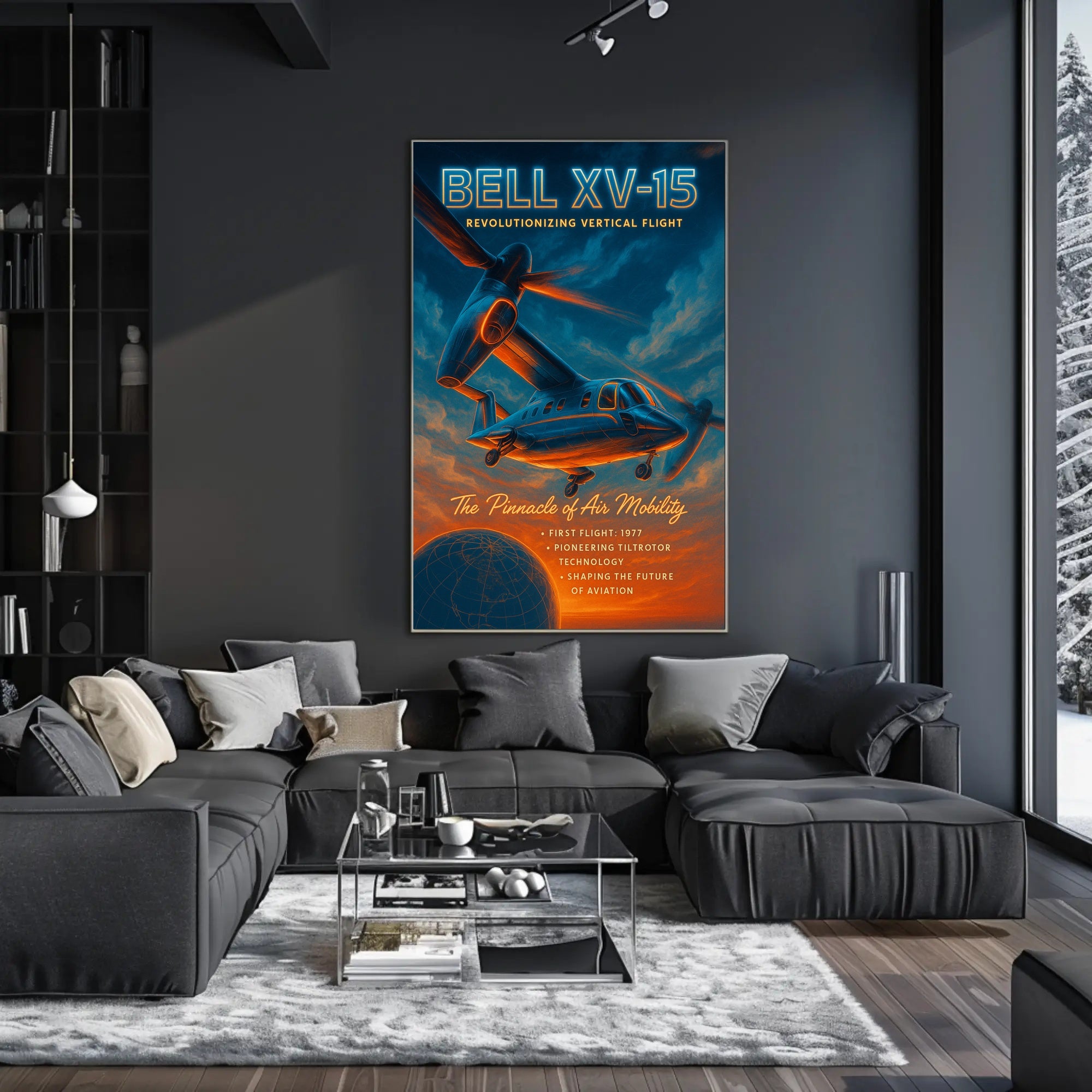 Bell XV-15 Revolutionizing Vertical Flight Poster PosterGoat