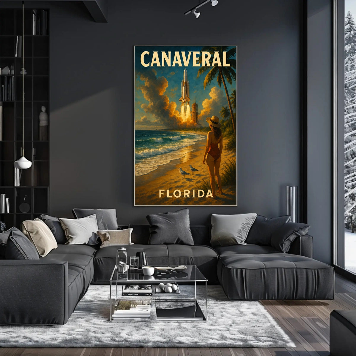 Canaveral Launch Florida Poster