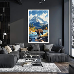 Katmai National Park Scenic Poster Print