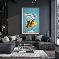 Adventure in the Bavarian Alps Poster PosterGoat