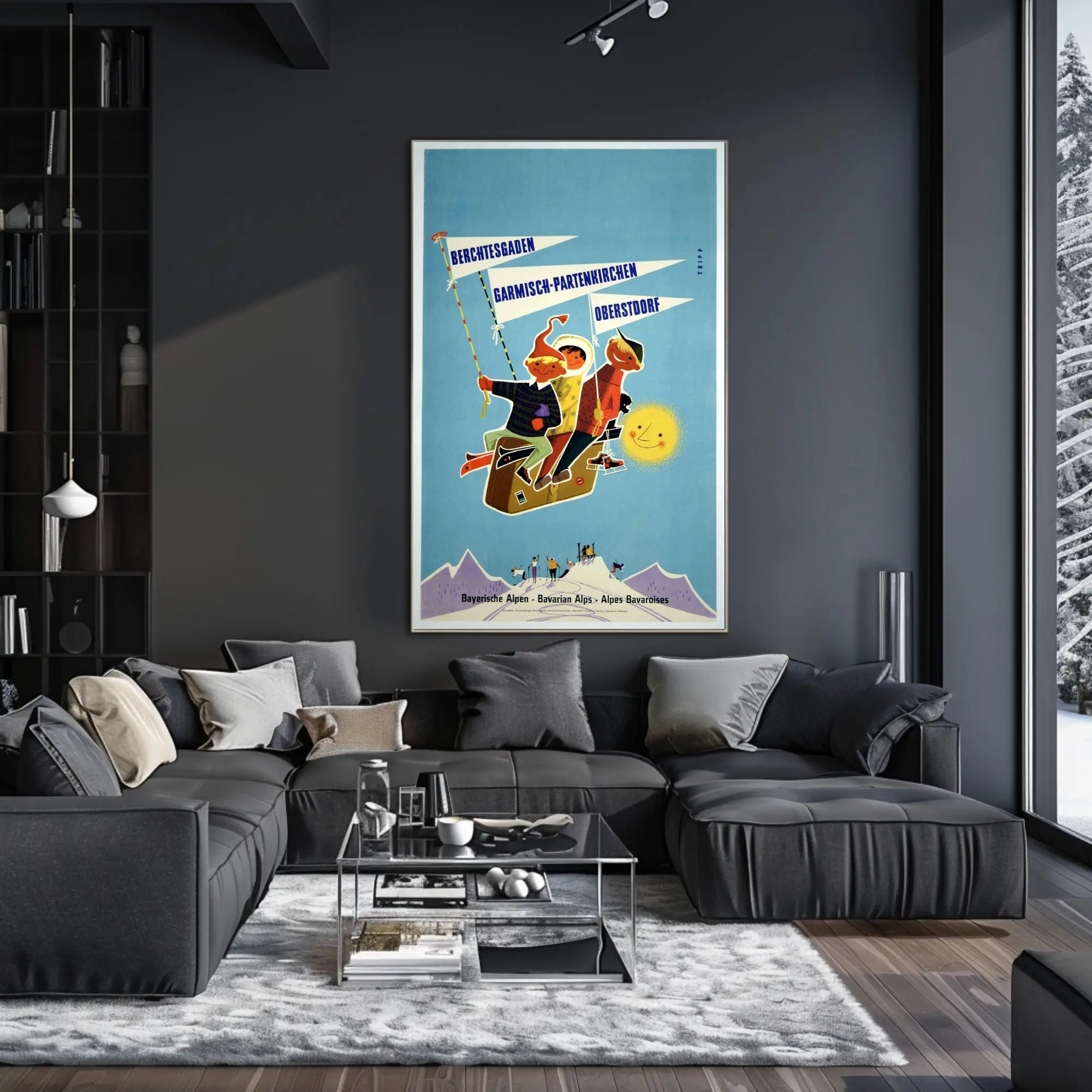 Adventure in the Bavarian Alps Poster