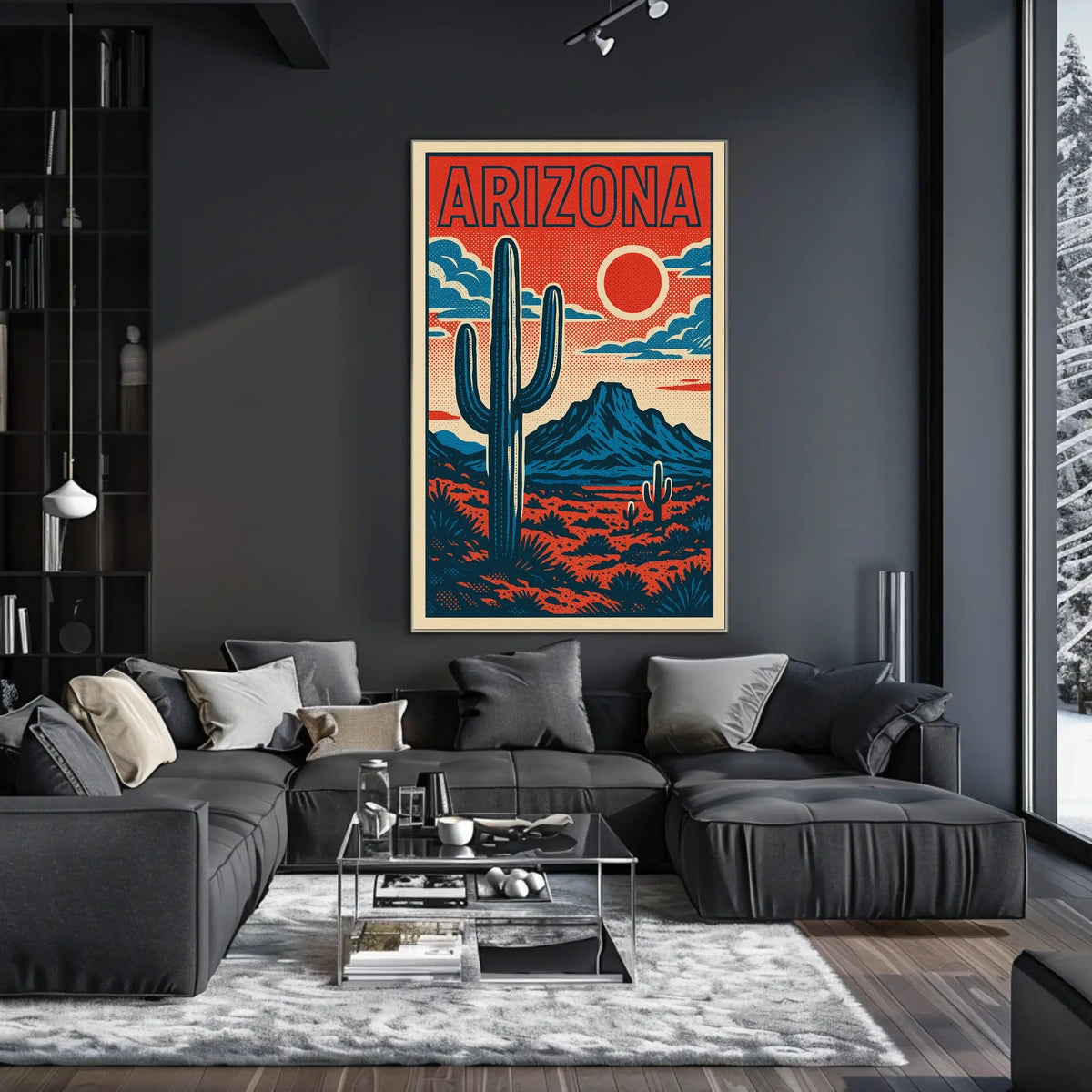 Arizona Desert Landscape Poster
