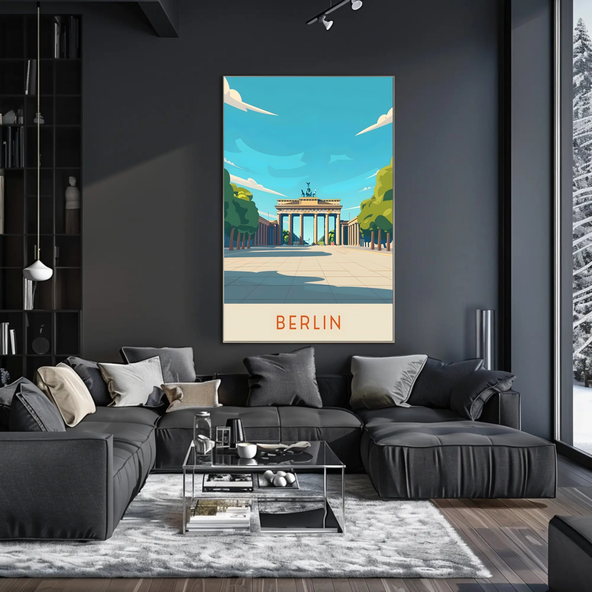 Scenic View of Berlin Poster