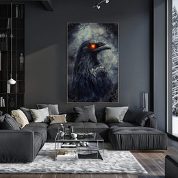 The Enigmatic Raven Poster