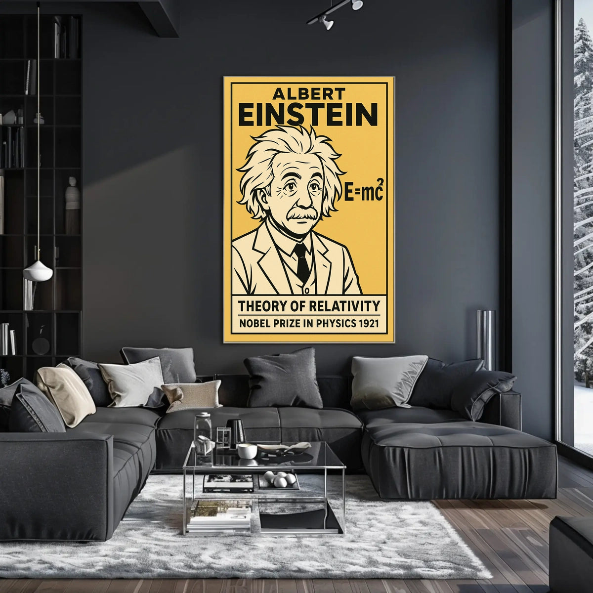 Albert Einstein Theory Of Relativity Poster