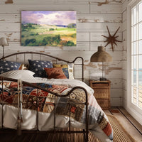 Serene Landscape Watercolor Poster