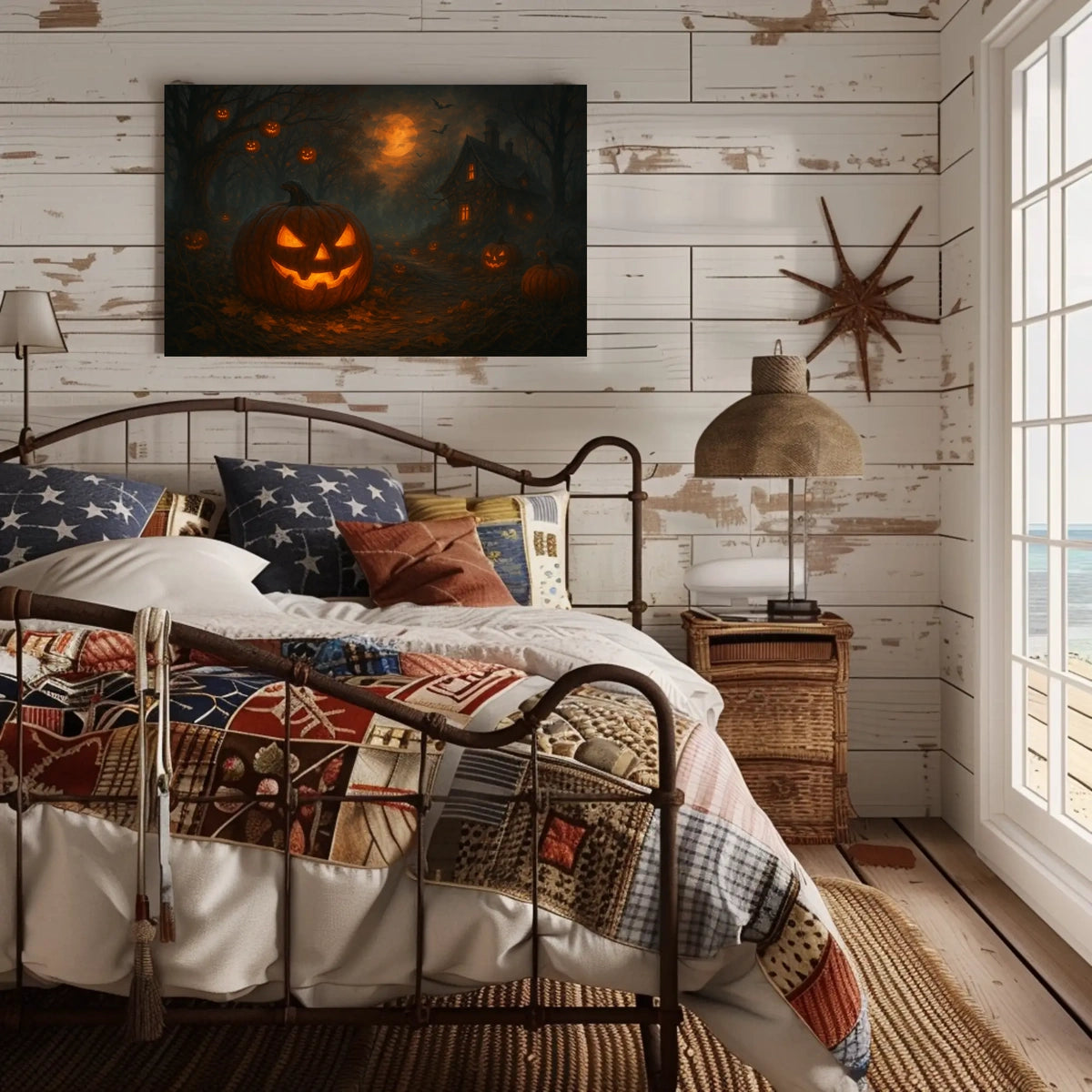 Gothic Haunted Spooky Halloween Night Poster