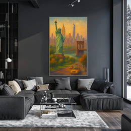 Iconic New York Cityscape Poster For Home Decor Lovers
