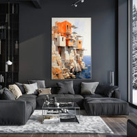 Cliffside Architecture Poster