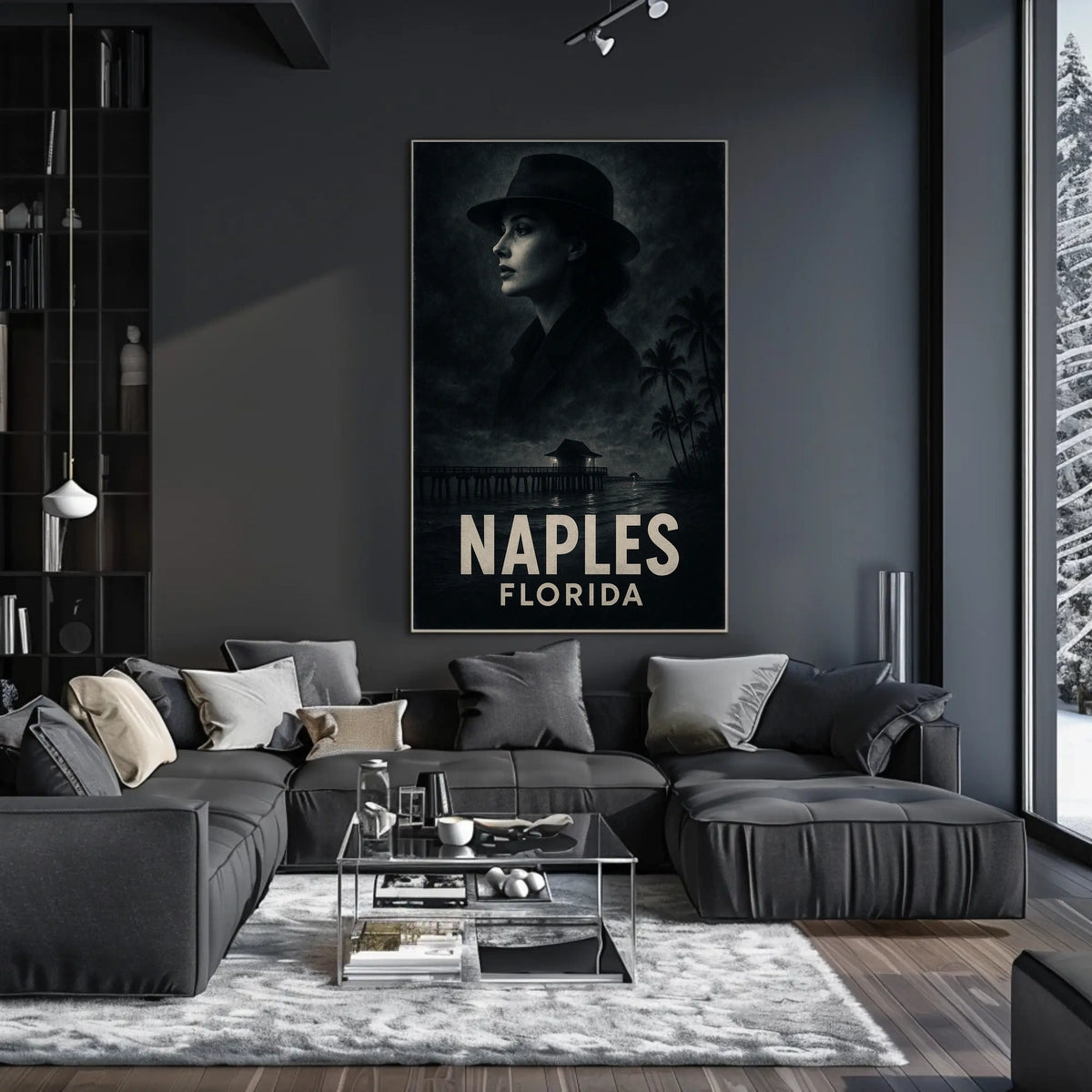 Naples, Florida Noir Poster