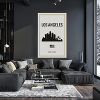 Los Angeles Skyline Poster PosterGoat