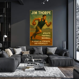 Jim Thorpe Legacy of Strength Poster Wall Art Decor