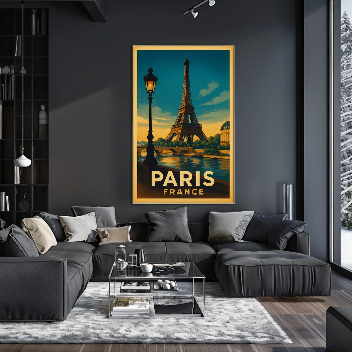Paris, France Travel Poster