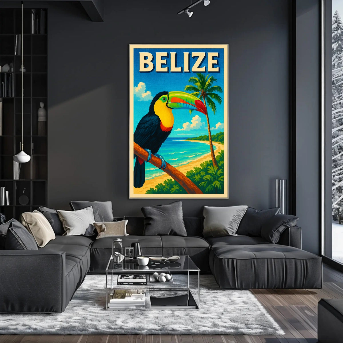 Belize Tropical Paradise Poster