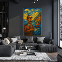 Amalfi Coast Surrealism Surreal Poster