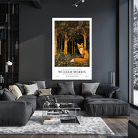 William Morris Exhibition Poster: Arts and Crafts Movement