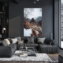 Winter Mountain Retreat Poster