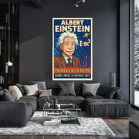 Albert Einstein Theory Of Relativity Poster