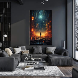 Journey Into The Digital Abyss Poster