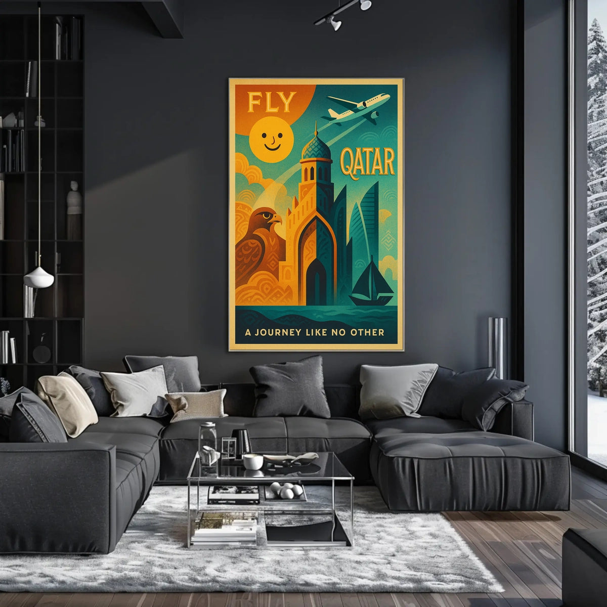 Fly Qatar A Journey Like No Other Poster