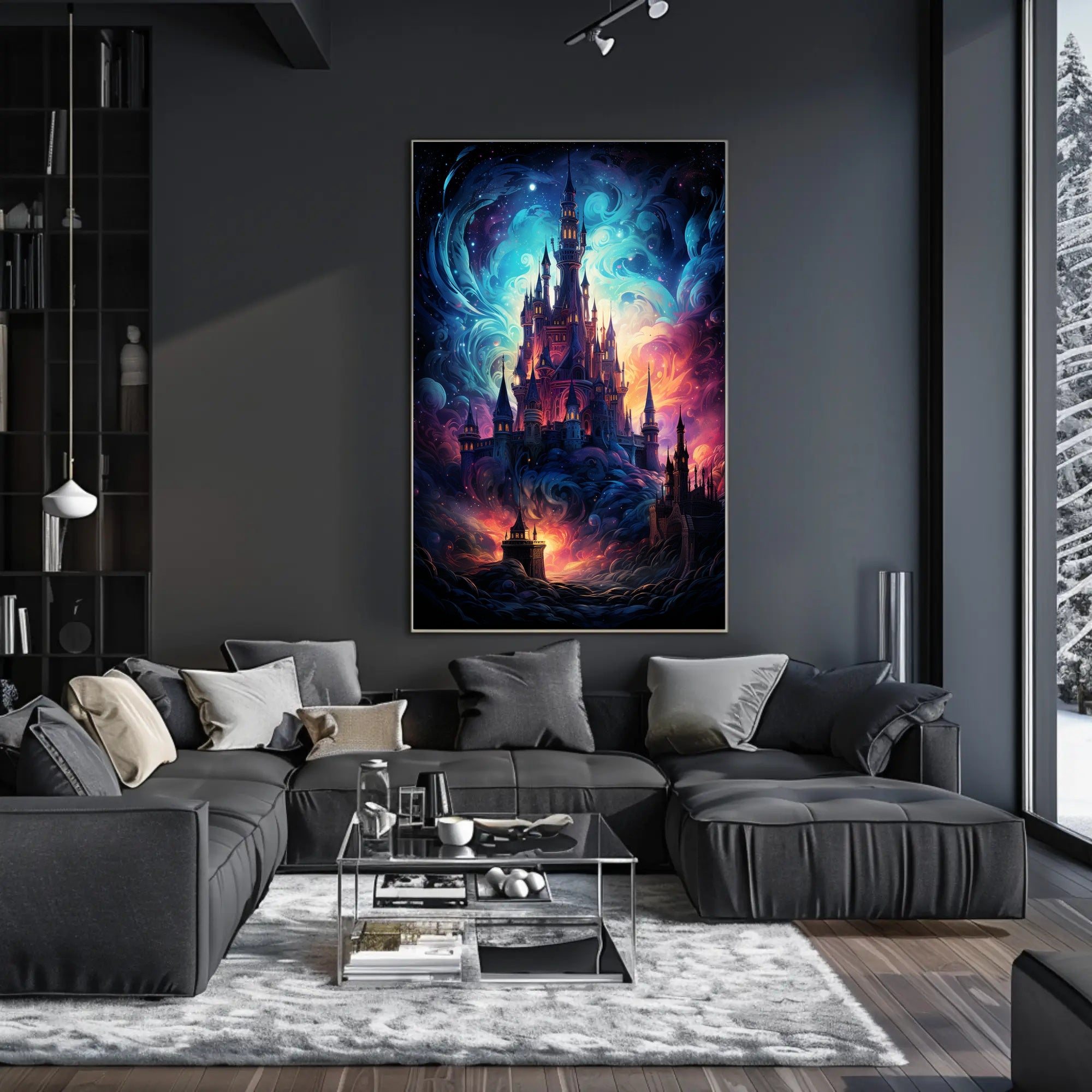 Enchanted Castle In The Cosmos Poster