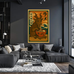 Ramen Goat Delight Poster