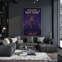 Fantasy New York Poster PosterGoat