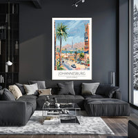Vibrant Johannesburg Poster PosterGoat