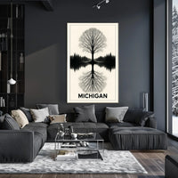 Michigan Reflection Poster