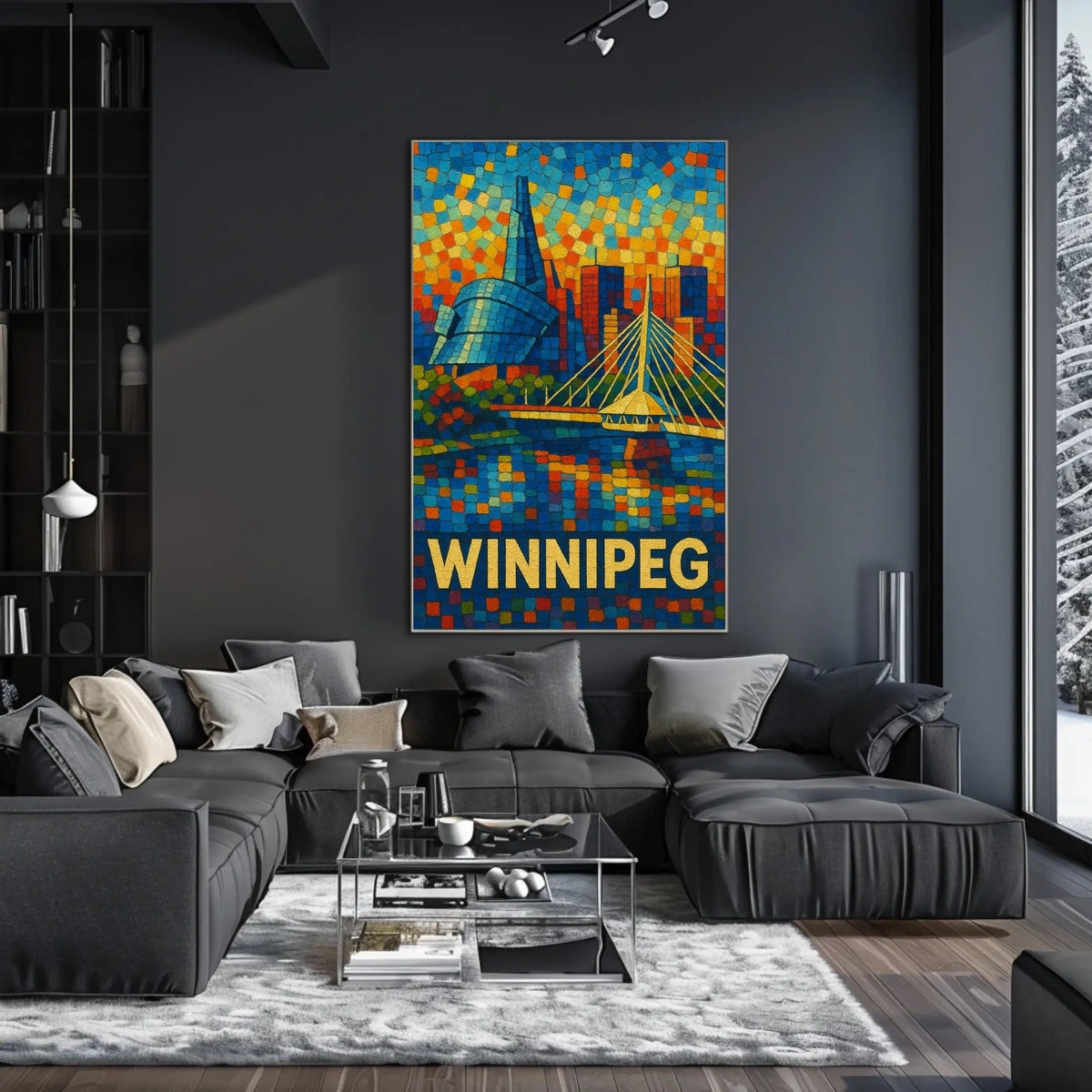 Vibrant Winnipeg Poster