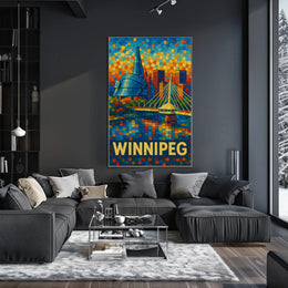 Vibrant Winnipeg Poster