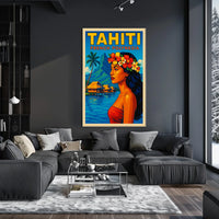 Tahiti French Polynesia Poster