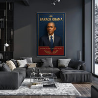 Barack Obama 44th President 3d Poster PosterGoat