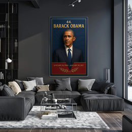 Barack Obama 44th President 3d Poster PosterGoat