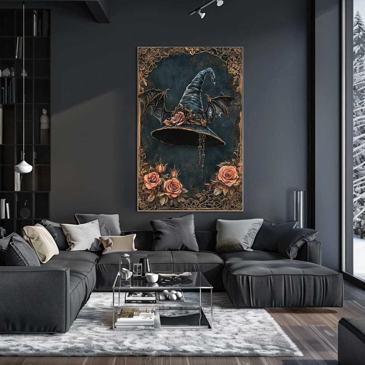 Witch's Hat Gothic Enchantment Artistic Pop Culture Poster