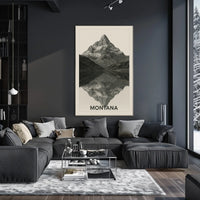 Montana Mountain Reflections Poster