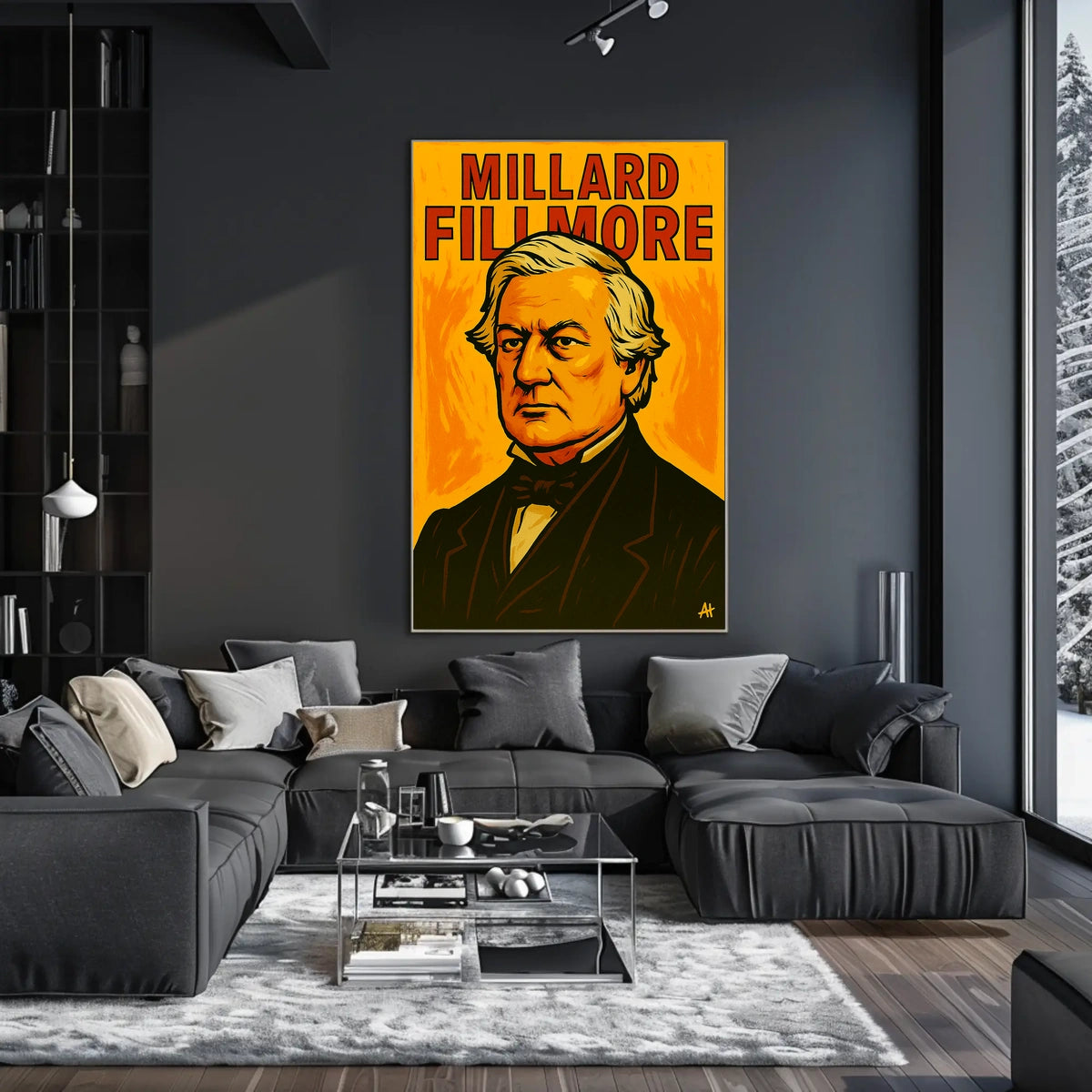 Millard Fillmore Scenic Vintage Decor Lovers Poster