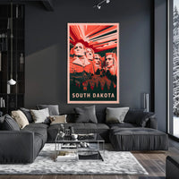 South Dakota Monumental Tribute Poster