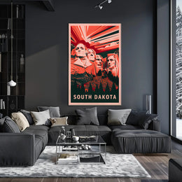 South Dakota Monumental Tribute Poster
