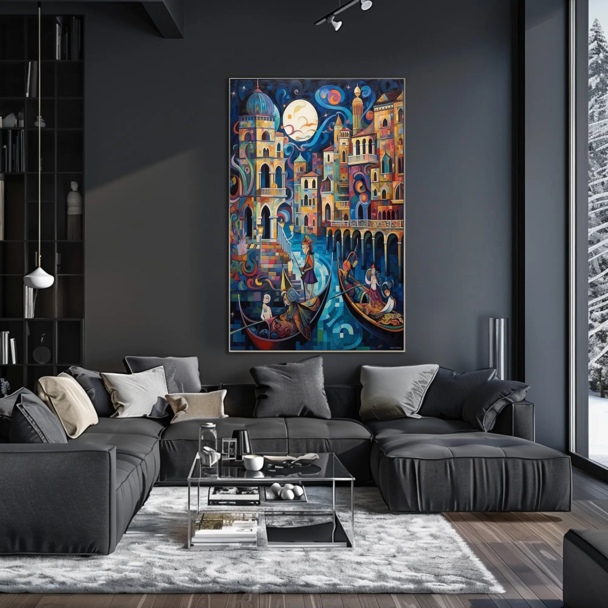 Enchanted Venetian Night Poster