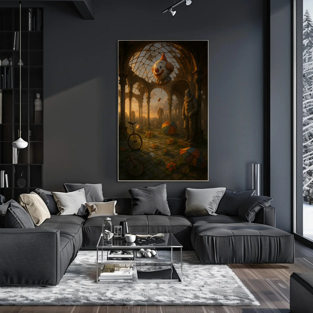 Surreal Circus Ruins Surreal Poster