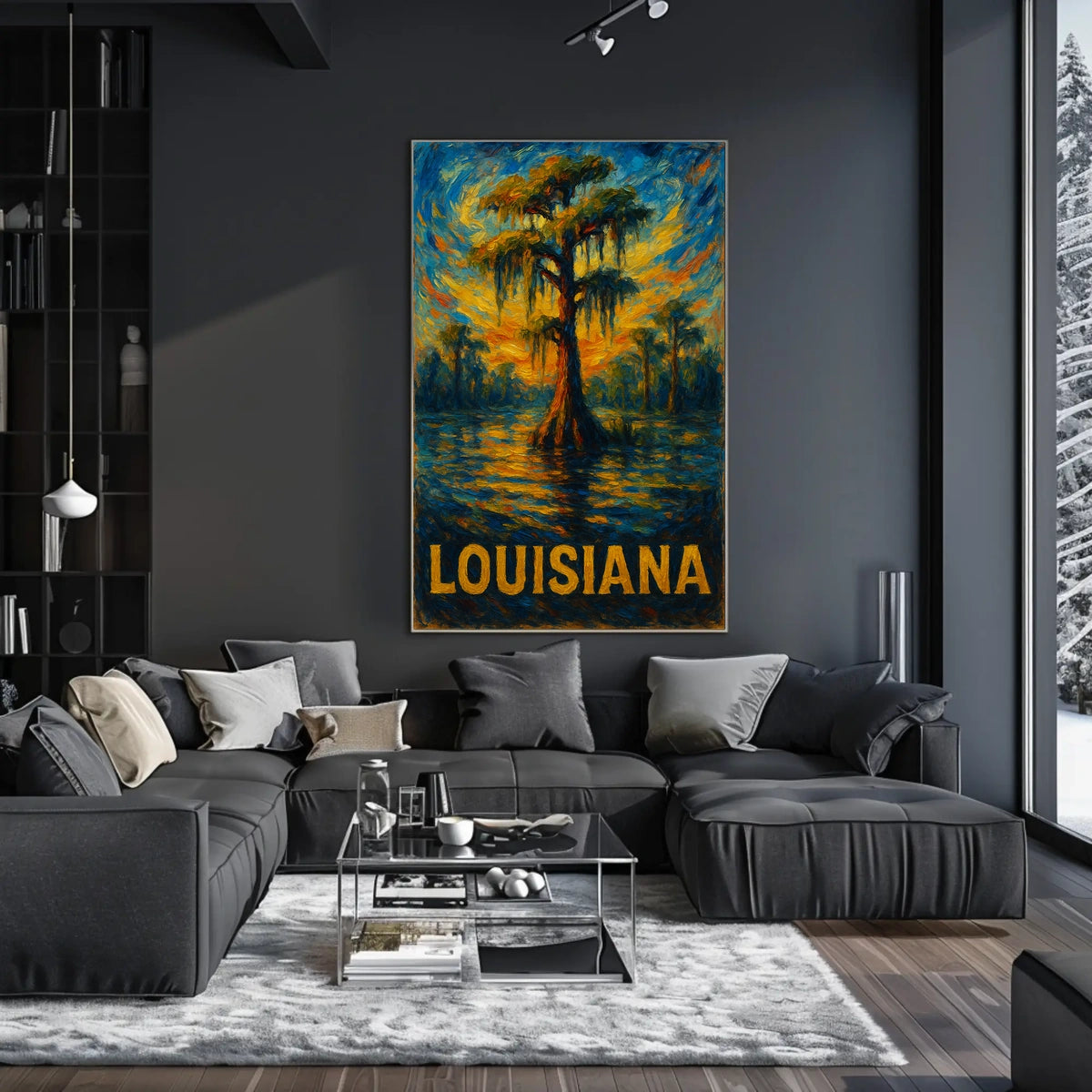 Louisiana Landscape Poster