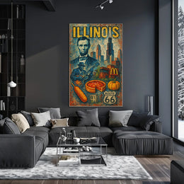 Illinois Tribute Poster