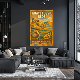 Agate Fossil Beds Fossil-Rich Miocene Poster